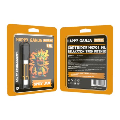 Cartridge 95% HHCPO Spicy Jam HAPPY GANJA 1ML