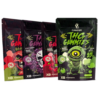 gummies (capsules) THCP - Sachet de 5 Gummies 125mg THCP - CANAPUFF