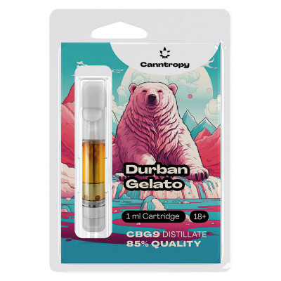 Cartridge Durban Gelato 85% CBG9 1ML - Canntropy