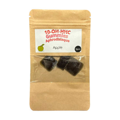 Gummies Aphrodisiaques  50mg 10-OH-HHC - Sachet de 3 - Apple