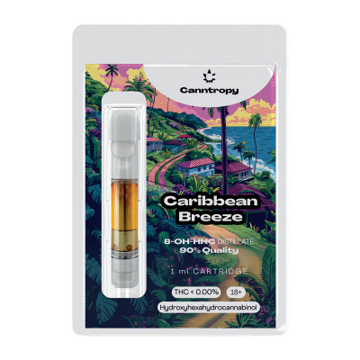 Cartridge Caribbean Breeze 90% 8-OH-HHC 1ML - Canntropy