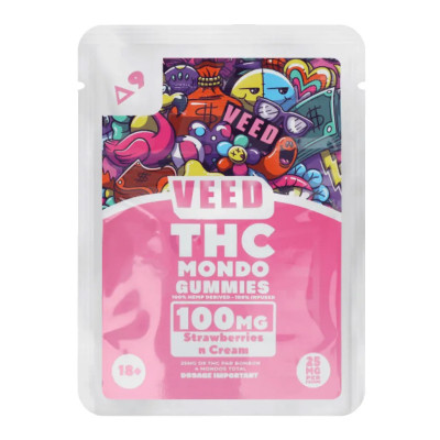 DELTA 9 THC CBD DISCOUNTER : Gummies THC Mondo Rainbow Candy 100mg delta 9 THC x4 - VEED