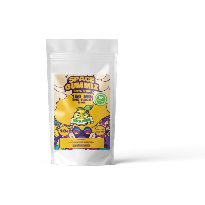 Space Gummiz Delta 9 THC 150MG - Lemon