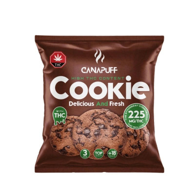DELTA 9 THC : Space Cookies 75MG THC Canapuff • CBD Discounter