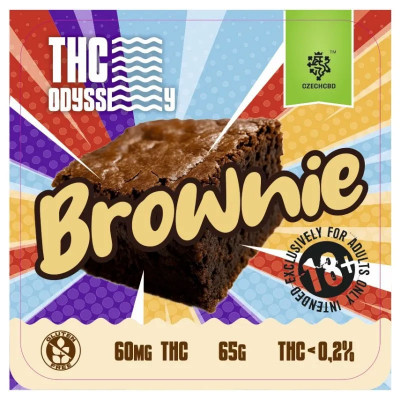 Brownie THC Odyssey - 60mg Delta-9 THC - Czech CBD