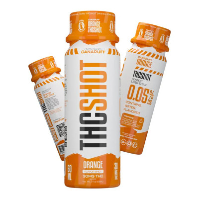 Sirop Delta 9 THC 30mg - Canapuff - THC Shot 🍊Orange