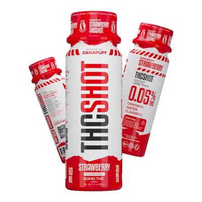 Sirop Delta 9 THC 30mg - Canapuff - THC Shot 🍓Fraise