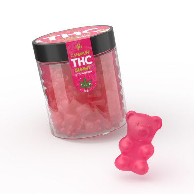 Gummies Delta 9 THC - 100MG - Canapuff - Boite de 10 - Fraise