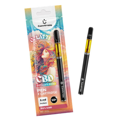 Pen + Cartouche Gelatti 95% CBD 1ML - Canntropy