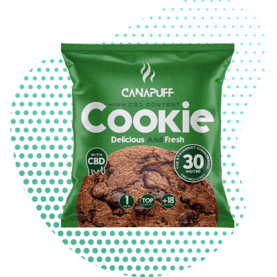 Cookies 30MG CBD - Biscuits au CBD - CANAPUFF
