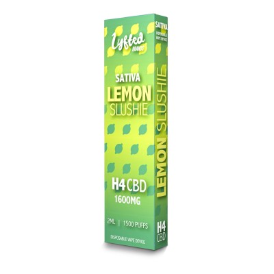 Vape pen H4CBD 2ML - Lemon Slushie 90% H4CBD - Lyfted Brands