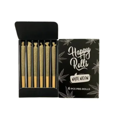 Pre-roulés H4CBD White Widow x6 - Happy Rolls